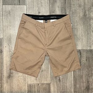 32” Alfani Tan stretch shorts
